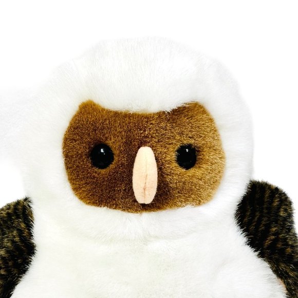 Steven Smith White Owl Stuffed Plush Toy - Picture 2 of 9